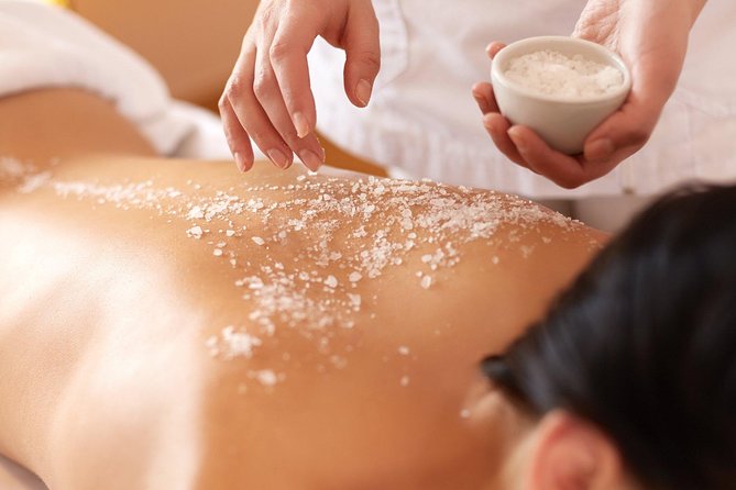 1 Hour The Home Body Scrub with four optional - Free Transportation - Pickup in a private car