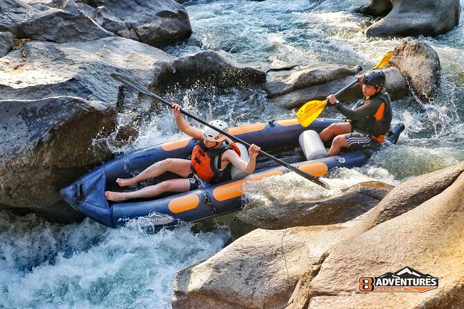 10KM Inflatable Kayaking and 3HR Trekking Adventure - The 3.2-kilometer jungle walk to the waterfall