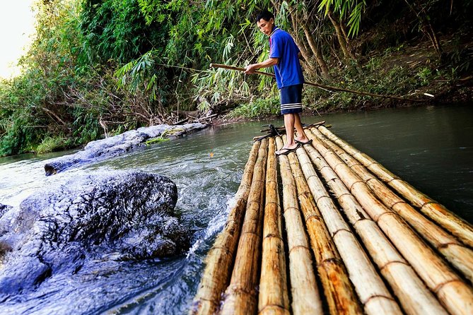 3D2NTrek Adventure at Chiang Mai Mea Wang Including Overnight at Karen Hilltribe - Bamboo rafting before the first jungle walk