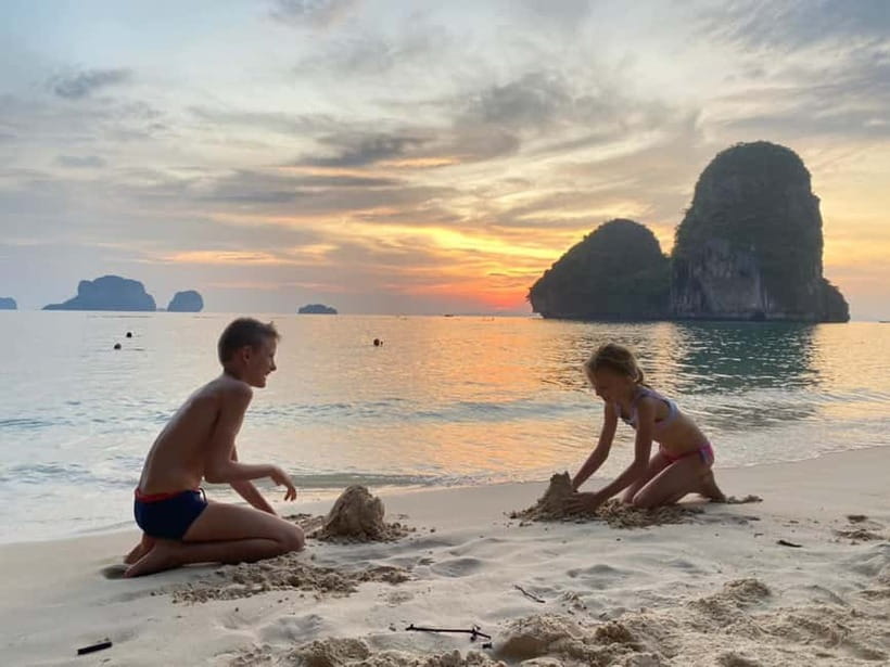 7 Islands sunset tour plus bioluminescent plankton + BBQ - Phra Nang Cave Shrine: a quick opening stop