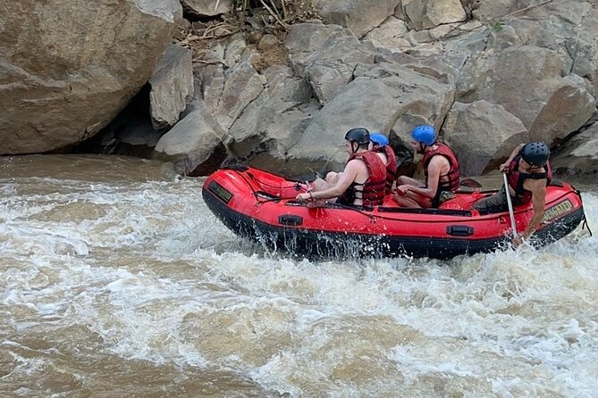 8 hour Sticky waterfall, ATV and White water rafting Adventures - Key points at a glance