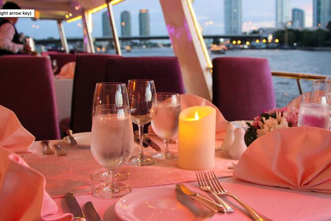 Amazing Chaophraya Dinner Cruise Experience - Seating and the case for the upper deck