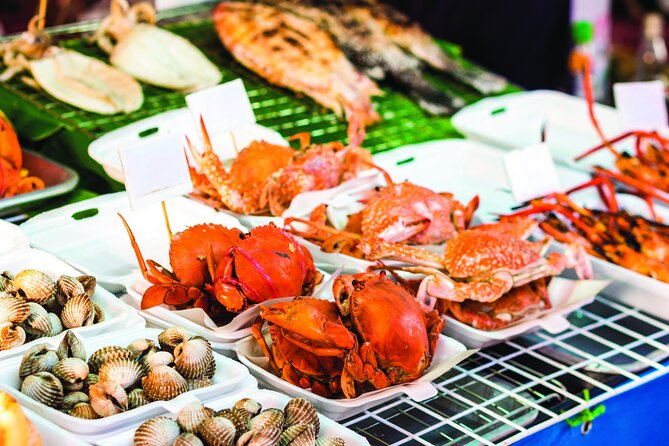 Amphawa Boat Ride & Railway Market: Multi-Lang Private Tour - Amphawa Floating Market after dark