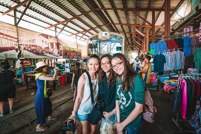 Amphawa Floating & Maeklong Railway Train Market (Small Group) - Timing, pickup, and cancellation details