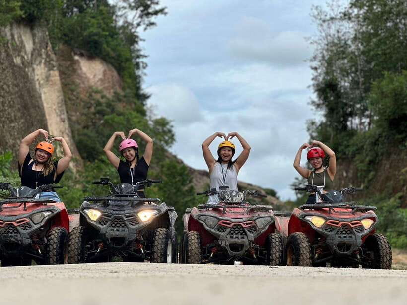 Ao Nang: Krabi kayaking and and ATV Extreme - Who will enjoy this day most