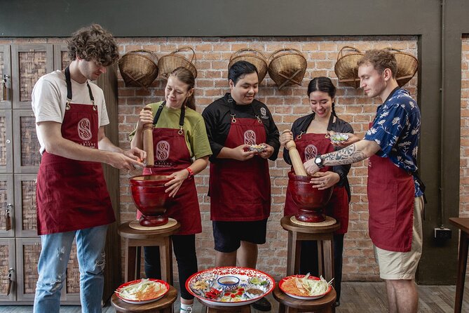 Authentic Thai Cooking with the Largest market visit &TukTuk ride - What you learn about Thai flavor