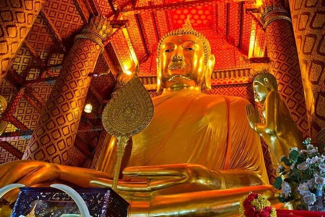 Ayutthaya Heritage Private Charter Exclusive Temple Tour - Wihan Phra Mongkhon Bophit and a giant bronze Buddha
