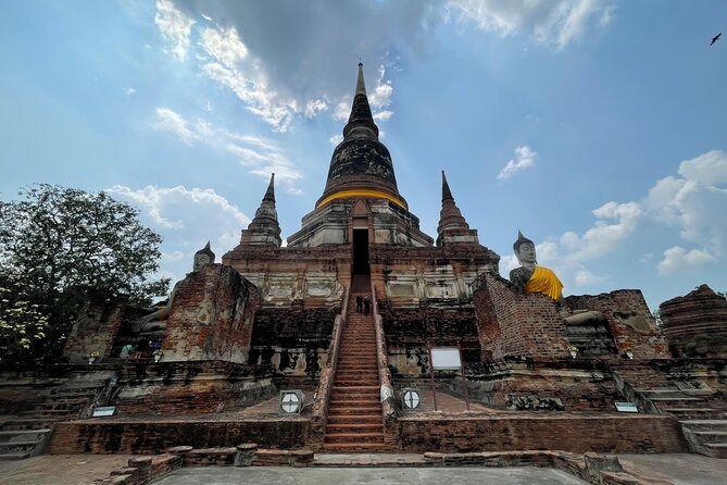 Ayutthaya Historical Old Capital day Tour from Bangkok - Wat Phu Khao Thong and the view over Ayutthaya