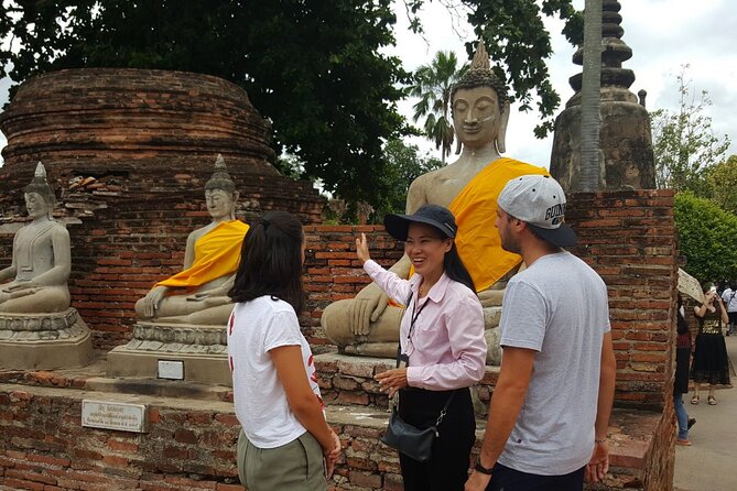 Ayutthaya Sunset Boat & UNESCO Temples: Multi-language private tour from Bangkok - Wihan Phra Mongkhon Bophit and the giant Buddha