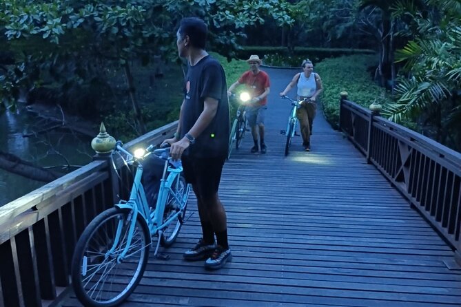 Bamboo Bicycle Tour in twilight: watch dancing Fireflies in Bangkok - Dinner beside the Chao Phraya River