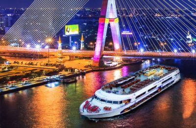 Bangkok: 2-Hour Dinner & Shows on White Orchid River Cruise