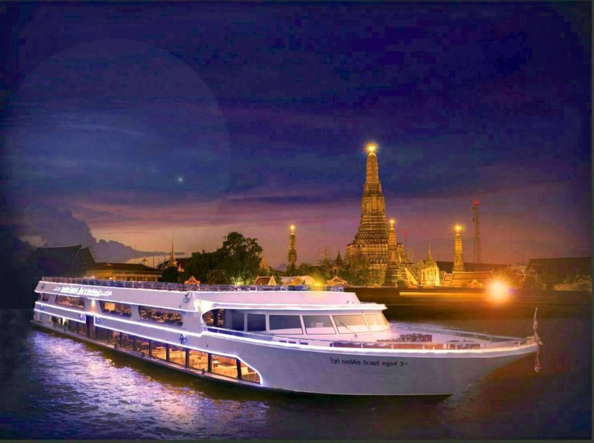 Bangkok: 2-Hour Dinner & Shows on White Orchid River Cruise - Choosing Between the Dining Deck and Upper Deck