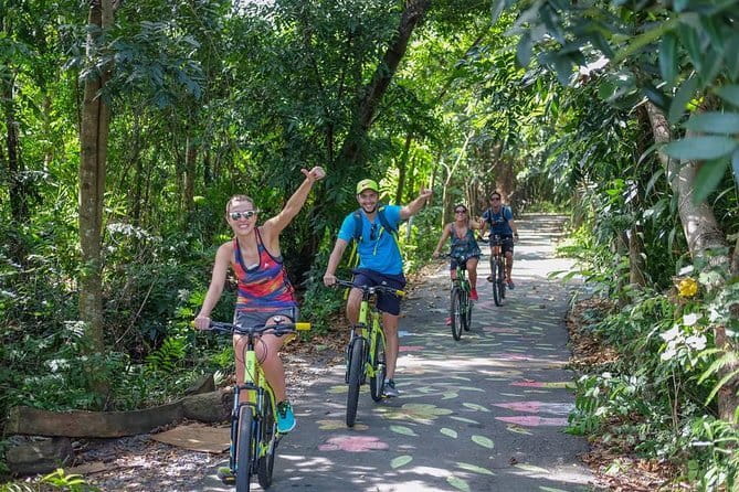 Bangkok: Bike and Longtail Boat Tour with Lunch - Wat Nakprok and the route through Wutthakat