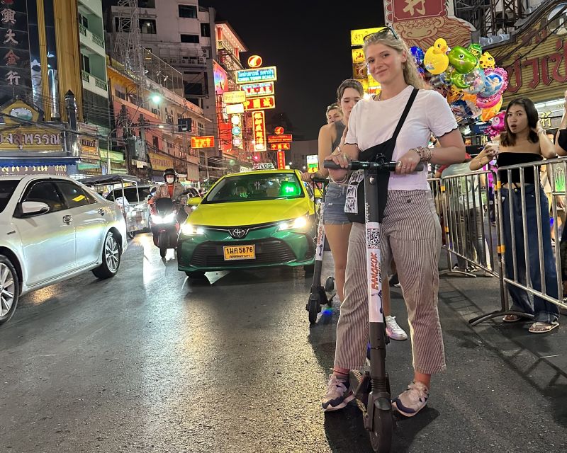 Bangkok By Night by Electric Scooter &/or Bike - Learning the scooter before the city ride