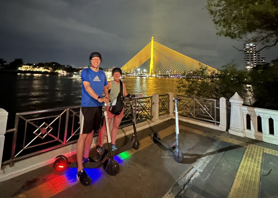 Bangkok By Night by Electric Scooter &/or Bike - The Chao Phraya Sky Park and river views