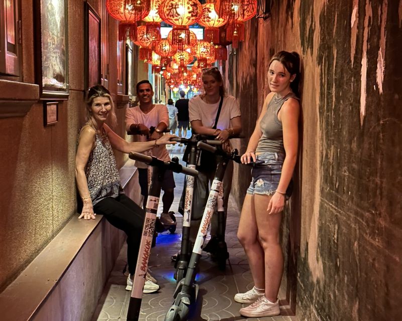 Bangkok By Night by Electric Scooter &/or Bike - Wat Prayurawongsawat and a quieter temple pause