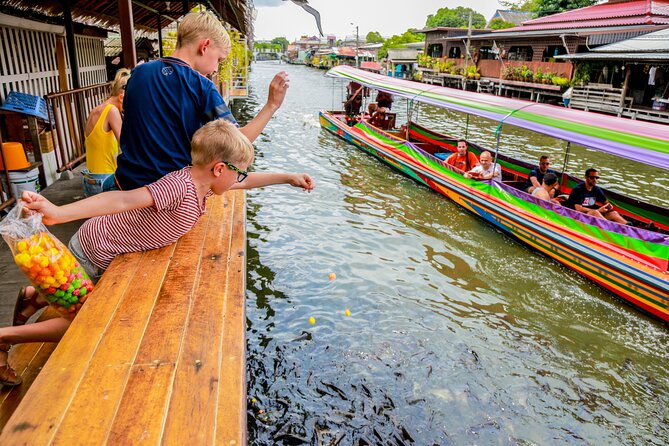 Bangkok Canal Tour by Boat and Bike - The canal boat and Chao Phraya views