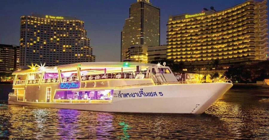 Bangkok: Chao Phraya Princess Dinner Cruise - Rama VIII Bridge and River City Bangkok