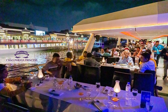 Bangkok Chao Phraya Princess Night Dinner Cruise - The route: bridges, temples, and royal Bangkok