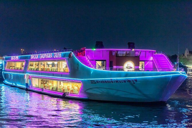 Bangkok Chaophraya Dinner Cruise with Thai Cultural Show - ICONSIAM, Asiatique, and the city after dark