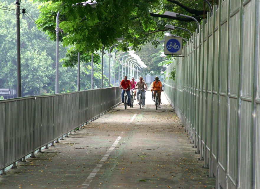 Bangkok: City Culture half-day Bike Tour - Lumpini Park and the famous monitor lizards