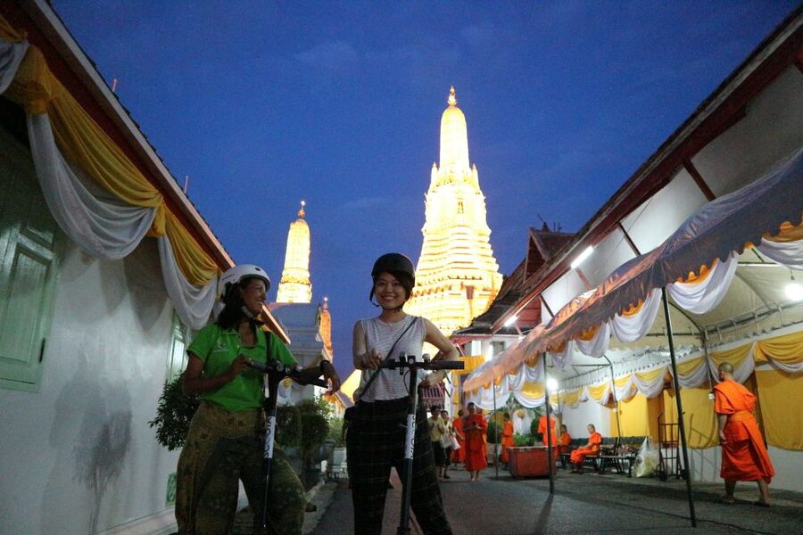 Bangkok: E-Scooter Night Tour with Local Street Food - Why a scooter changes your view of Bangkok at night