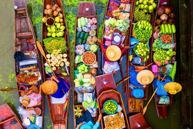 Bangkok: Floating Market and Train Market Experience - Damnoen Saduak by long-tail boat