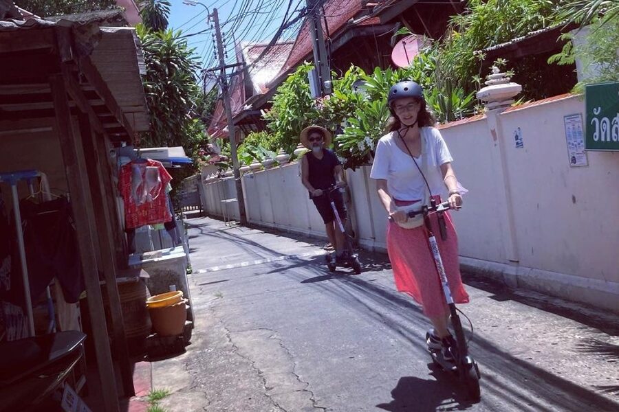 Bangkok : Old City Guided E-Scooter &/or Bike Tour - Value at $32 per person