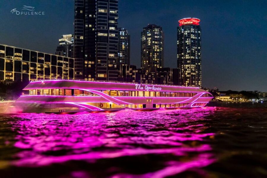 Bangkok: Opulence Luxury Chao Phraya Dinner Cruise - Dinner: generous choice, uneven ease