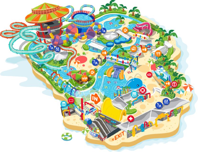 Bangkok: Pororo Aqua Park Entry Ticket - What your one-day ticket includes