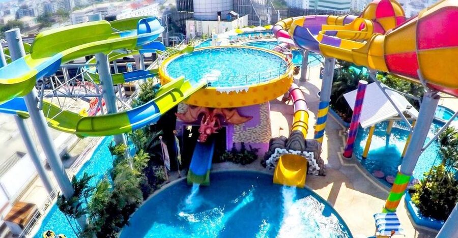 Bangkok: Pororo Aqua Park Entry Ticket - Nine pool zones with different jobs