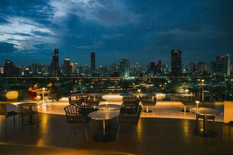 Bangkok: SOL and LUNA BKK Rooftop F&B Packages - Sharing food works best for couples
