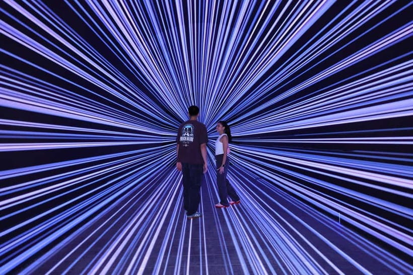 Bangkok: Space & Time Cube Ticket Options 9D Film or VR Game - The Space Tunnel, Jurassic World, and Chinese-style villages