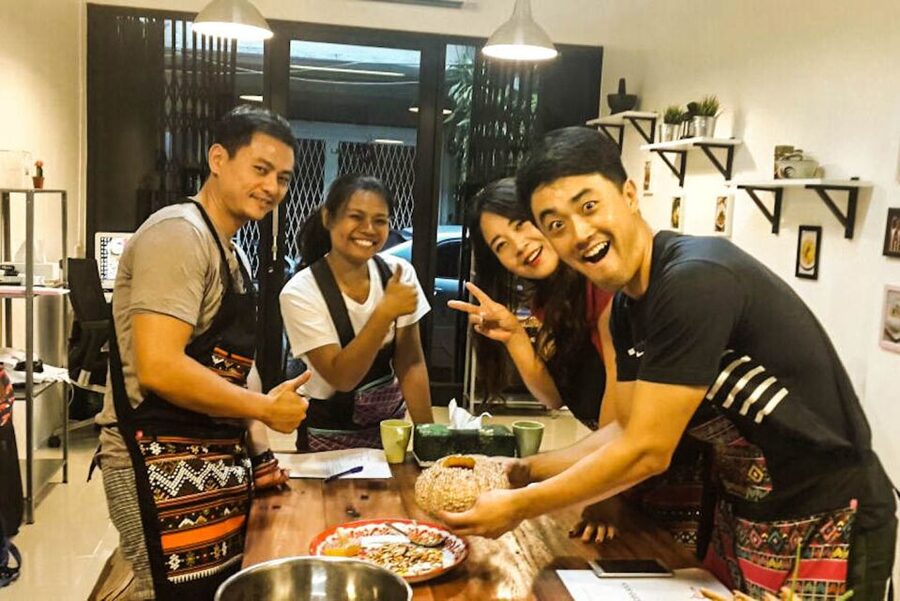 Bangkok: Thai Cooking Class and Onnuch Market Tour - The food you cook becomes your lunch or dinner