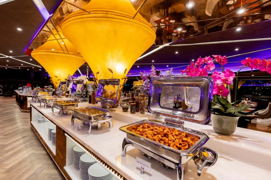 Bangkok: The Opulence Buffet Dinner Cruise with Live Band - What $55 buys you
