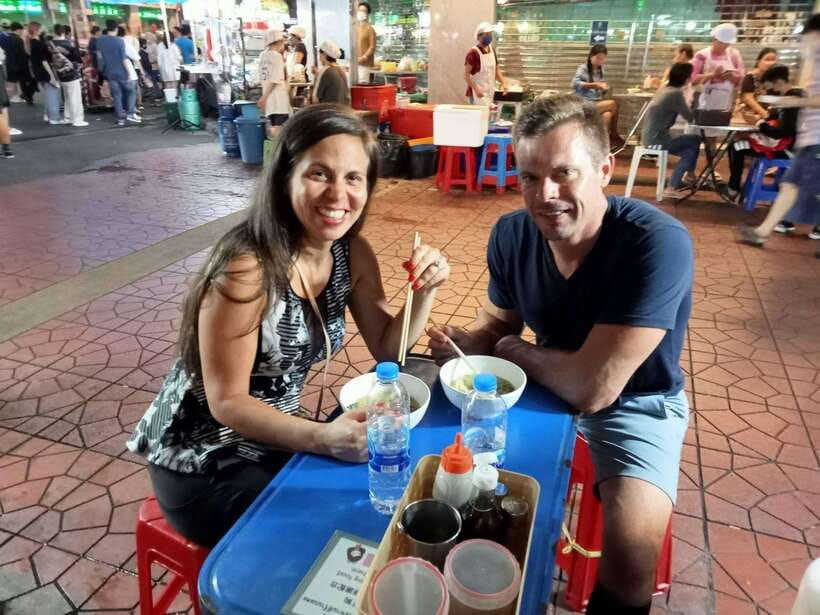 Bangkok Tuk-Tuk by Night with Chinatown Street Food Meal - Pak Khlong Talat, Bangkok’s flower market