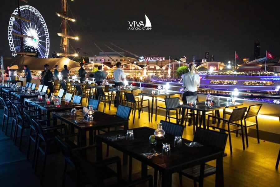 Bangkok: Viva Alangka Chao Phraya Dinner Cruise - Dinner and the dance show near Rama VIII Bridge