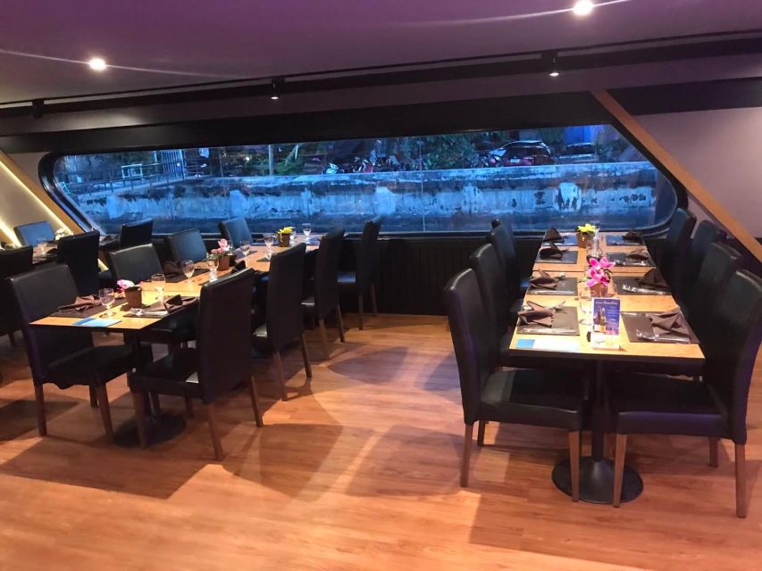 Bangkok: White Orchid Chao Phraya Dinner Cruise - The route links bridges, riverbanks, and skyline views