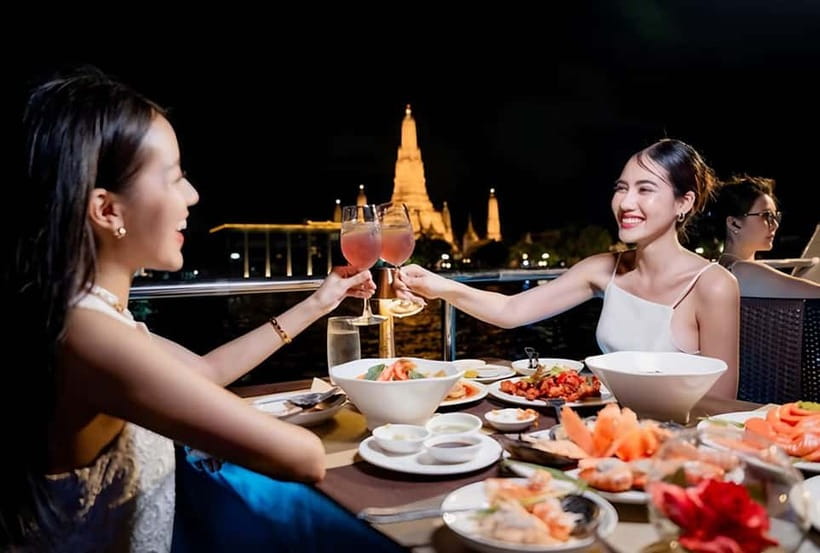 Bangkok: White Orchid Chao Phraya Dinner Cruise free Beer - Why a Chao Phraya dinner cruise works so well