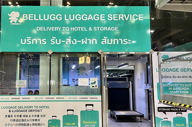 Bellugg Luggage Storage Service - Storage periods from one to 30 days