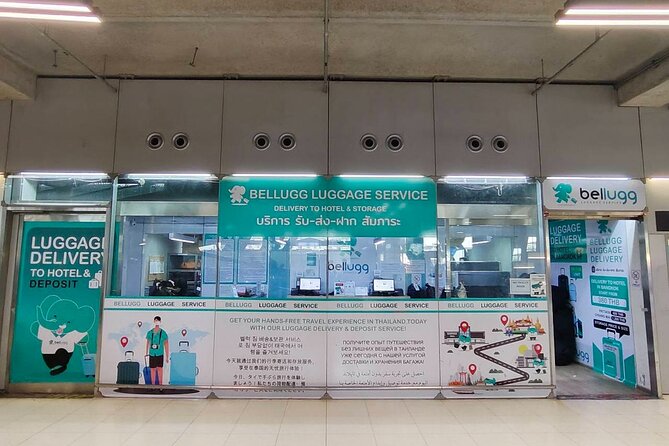 Bellugg Luggage Storage Service - Finding the Bellugg counter at Suvarnabhumi Airport