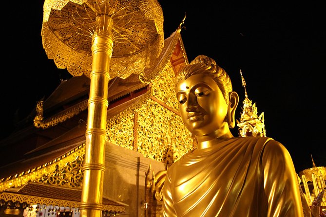 Best seller!! Amazing Night tour, Doi Suthep + Wat umong - Top Must visit! - Why these two temples work so well after sunset