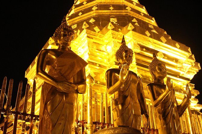 Best seller!! Amazing Night tour, Doi Suthep + Wat umong - Top Must visit! - How the shared transport affects the evening