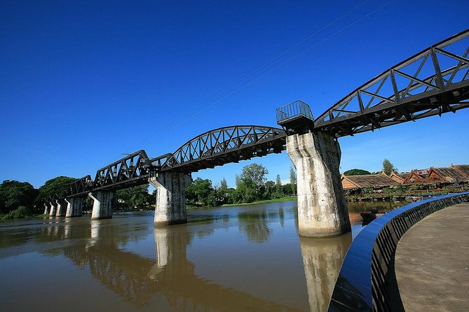 Bridge on the River Kwai and Thailand-Burma Railway Guided Tour - A long-tailed boat approach to the river