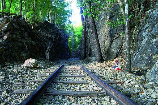 Bridge over River Kwai and Hellfire Pass Tour with Train Ride - JEATH War Museum and the wartime record