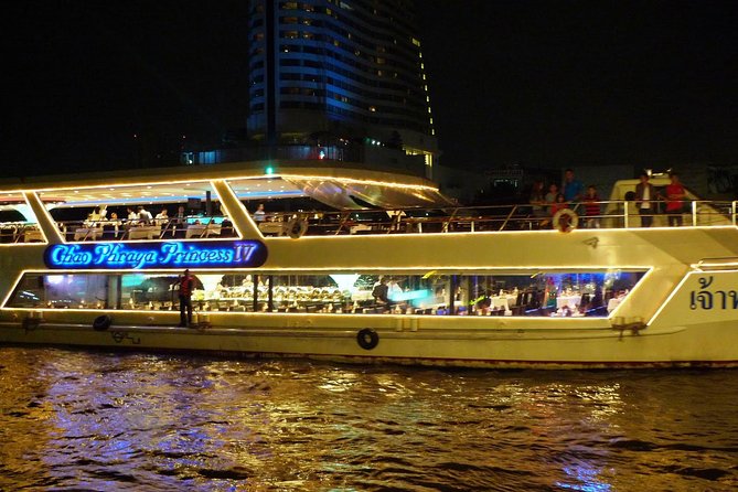 Chao Phraya River Dinner Cruise - The Chao Phraya after sunset