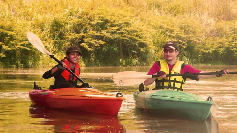 Chiang Mai: 15 km Leisure River Kayaking at Mae Ngat forest - Three hours among trees, birds, and working river life