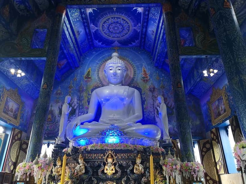 Chiang Mai: Chiang Rai Temples and Long-Neck Karen Village - Wat Rong Suea Ten, the Blue Temple