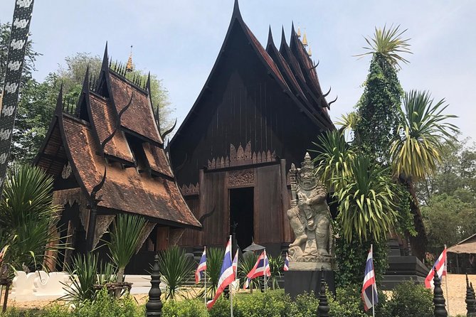 Chiang Mai-Chiang Rai:White+Black+Blue Temple+Golden Triangle+Boat Trip - Rong Khun, the White Temple