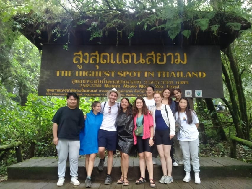 Chiang Mai: Doi Inthanon Park with Kew Mae Pan Hike Day Trip - The Twin Pagodas and their gardens